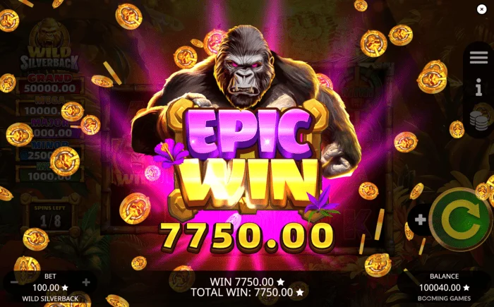 Wild Silverback - epische winst met Grand Jackpot